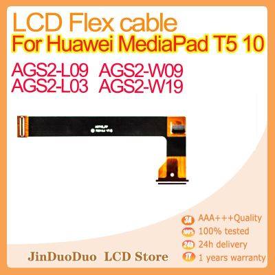 ต้นฉบับเหมาะสำหรับ Huawei Mediapad T5 10.1หน้าจอ LCD T5 10.1 AGS2-L09 AGS2-W09 AGS2-L03แอลซีดี AGS2-W19ชิ้นงอสำหรับเปลี่ยน