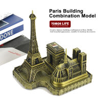 Tomor Life Creative Paris Building Combination Ornaments Desktop Decoration Craft