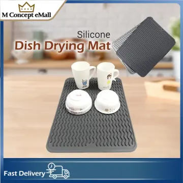 Silicon Dish Drying Mats Kitchen  Silicone Dish Drying Mat Table