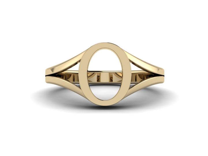 แหวนตัวอักษร-o-ทองคำ-14kt