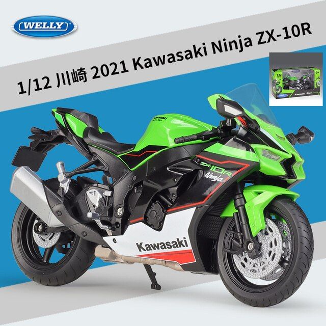 คาวาซากินินจา-zx-10r-หัวรถจักรหนักของเล่นโลหะโมเดลมอเตอร์ไซค์อัลลอยแข่งรถข้ามประเทศโมเดลเด็ก