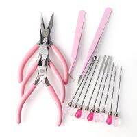 【YF】 Pink Jewelry Alicate Ferramenta e Equipamentos para KitsRound Plier Pinças laterais Agulha Colher Ferramenta Metal Jóias Fazendo Ferramentas