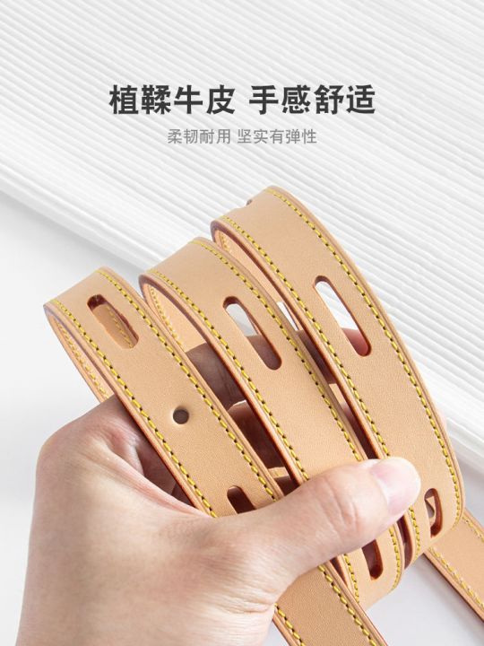 suitable-for-lv-large-presbyopia-round-cake-bag-vegetable-tanned-leather-shoulder-strap-replacement-soft-cake-bag-portable-short-strap-bag-belts-suitable-for-lv