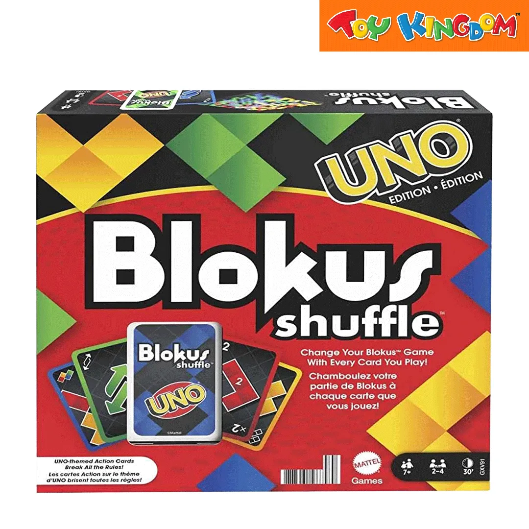 Mattel Games UNO Edition Blokus Shuffle Card Game | Lazada PH
