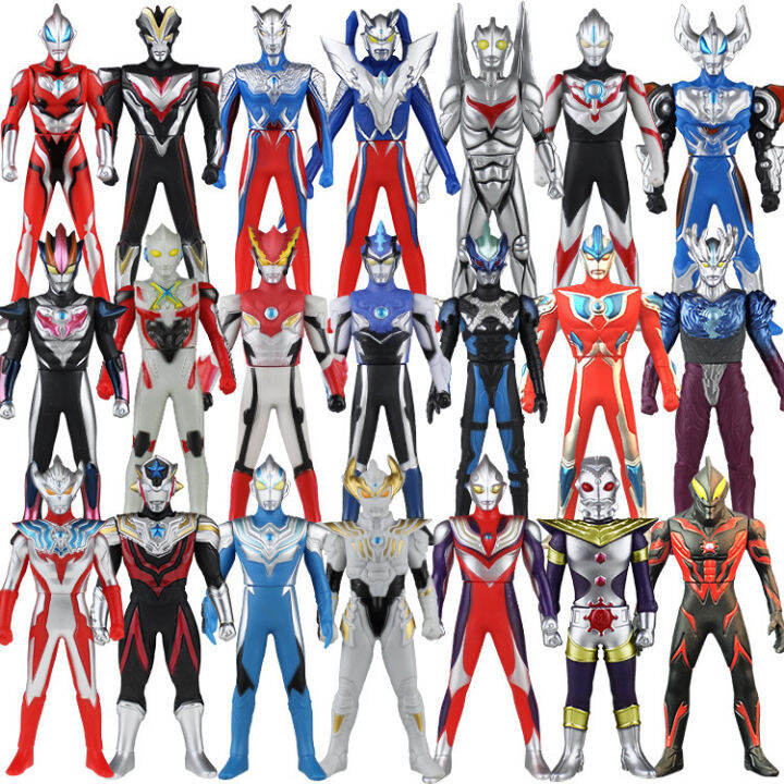 13cm-ultraman-toysอุลตร้าแมนซูเปอร์แมนหุ่นแอ็กชันของเล่นโมเดgeed-zero-zeta-tiga-orb-ace-taiga-dyna-belial-taro-victory-mebius-cosmos-noa-rosso-blu-ตุ๊กตาเด็กวันเกิดอุลตราแมนของเล