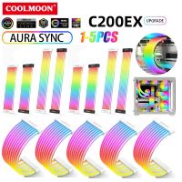 1-5PCS ARGB LED Light Strip for 8PIN 24PIN Motherboard Power Extension Cable Aura Sync Flexible LED Strip Light DIY Kit