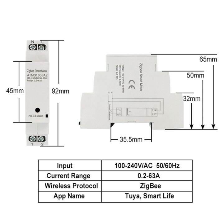 tuya-smart-life-wifi-wifi-energy-meter-with-current-transformer-sensor-clamp-power-consumption-monitor-110v-240v