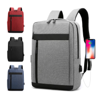 Mens Backpack Travel Business Trip Laptop USB Charging Interface Simple Outside Bag Daypacks Male Leisure Large Capacity