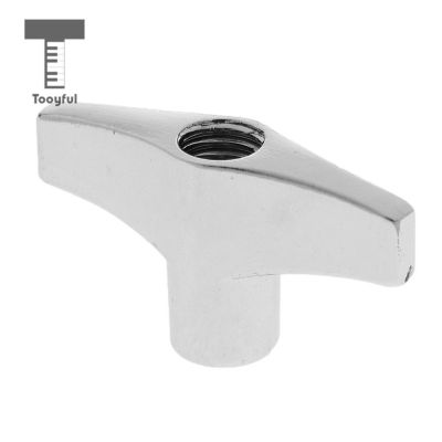 ：《》{“】= Tooyful Zinc Alloy T Shape Tilter Cymbal Stand Wing Nut Quick Release For Drum Player Percussion Accessory 8Mm