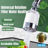 New Swivel Faucet Water Filter Remove Chlorine Heavy Metals Filtered Showers Head Soften for Hard Water Bath Filtration Purifier