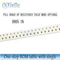 【DT】hot！ 100PCS 0805 SMD 1  Resistor 0R-10M 0.1R 0.18R 0.47R 1R 4.7R 10R 12R 33R 1K 10K 68K 75K 100K 220K 470K 750K 1M 4.7M 6.2M 9.1M