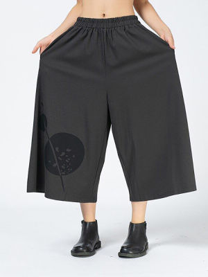 XITAO Pants Fashion Casual Women Black Wide Leg Pants