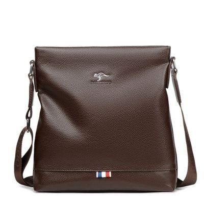 New Luxury Brand Casual Male Messenger Bags Leater Shoulder Bag Business Man Crossbody Bags For Men Soft Leather Handbag Bolsa