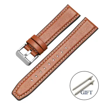 White hot sale leather band