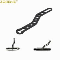 ZORBYZ Motorcycle Black Retro Exhaust Hanger Bracket Exhaust Muffler Pipe Fixing Tool For Honda Yamaha Suzuki