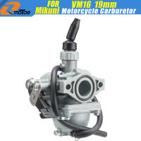 รถจักรยานยนต์ VM16 19มม. คาร์บูเรเตอร์สำหรับ MIKUNI VM16 Carb 50 70 90 100 110 Cc Dirt Pit Bike A Quad Buggy Go Kart ลิง Motobike