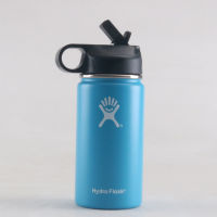 12oz Water Bottle Vacuum Insulated Wide Mouth Travel Portable Thermal Bottle Stainless Steel Water Bottle