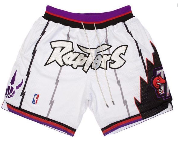 raptors just don shorts