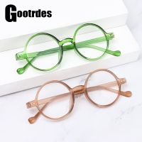 Fashion Retro Round Frame Reading Glasses Anti Blue Light Presbyopic Glasses Women Men Vision Care Readers Eyewear 1.0 4.0