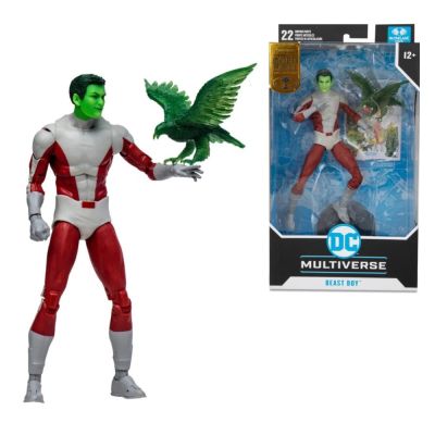 Action FiguresZZOOI McFarlane Toys Beast Boy Junior Titan 17cm Build-Action-Figure Model Doll Garage Kit Collect toys DC Multiverse Action Figures