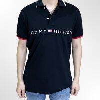 MiinShop เสื้อผู้ชาย เสื้อผ้าผู้ชายเท่ๆ เสื้อคอปกโปโล TOM ขลิบปกขลิบแขน สกรีนกลางอกแน่นๆ ปักโลโก้แขน ผ้าเนื้อ Cotton 100% งานเนี้ยบเกรดพรีเมี่ยม งานไทย เสื้อผู้ชายสไตร์เกาหลี