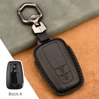 Leather Car Key Cover For Toyota Camry Prius Corolla C-HR CHR RAV4 Avalon Land Cruiser Prado 2018 2019 2020 Remote Fob