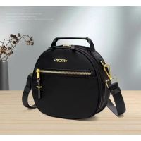 2023 For TM For TUMIˉ┅┋ D2d3tumi Voyageur Series Waterproof Nylon Shoulder Messenger Bag Handbag Small Round Bag196459