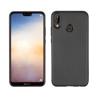 GOOGLEHITECH Huawei P20 5.8 inch" HYBRID กรณีการป้องกันอย่างเต็มรูปแบบ SYNTHETIC CARBON FIBER Back Case Cover HUAWEI P20