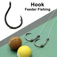 20PCS Carp Hook for Feeder Fishing Japan High Carbon Steel Barbed Fishhook Chod Hair Rigs Hooks Tackle