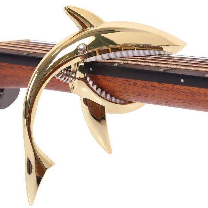 high-end-original-shark-capo-good-looking-advanced-personality-folk-capo-special-capo-for-guitar-special-capo-ukulele-accessories