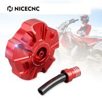 NICECNC Motocross Aluminum Gas Fuel Tank Cap Cover Protector For BETA X TRAINER 250 300 RR 125 500 200 250 300 350 390 400 Red