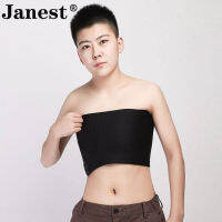 T-Times โปร่งใสสายคล้องไหล่ Les คอร์เซ็ตสั้น Les Strapless Tube Top รัดตัวตัดคอร์เซ็ตหล่อ T รัดตัว