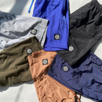 【Available】Classic Mens Outdoor Casual Relaxed Quick Drying Metallic Nylon 5 Point Shorts