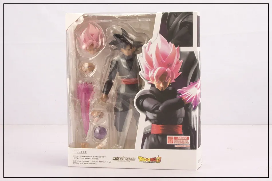 brinquedo boneco anime action figura com material pvc goku black