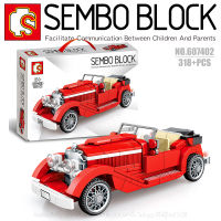 บล็อกตัวต่อรถยนต์คลาสสิก SEMBO BLOCK 607402 จำนวน 318 ชิ้น