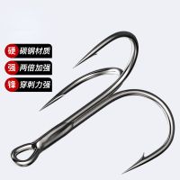 Double-enhanced High-strength Three Hooks Hook Luya Fishing Hook Anchor Hook Fishing Gear Accessories Fishing Hooks Carbon Steel Accessories