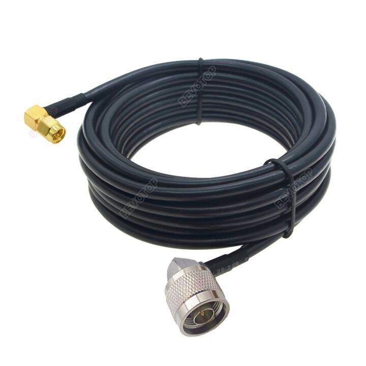 15-30-50cm-1-2-3-10m-30m-rg58-coaxial-cable-sma-male-right-angle-plug-to-n-male-90-degree-plug-connector-50ohm-rf-adapter-cable-electrical-connectors