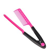 【CC】 V Type Washable Folding Hair Comb Hairdressing Styling Clip Barber Accessories for