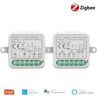 【YD】 Tuya Compatible With 3a Zigbee Curtain Module 1/2 Gang