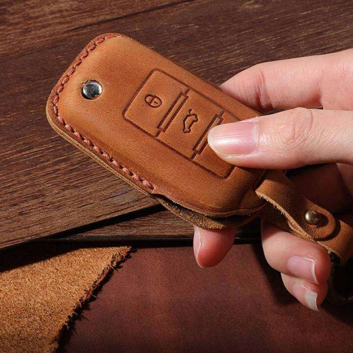leather-car-key-case-cover-keyring-for-volkswagen-vw-golf-7-mk7-tiguan-touareg-mk2-for-skoda-octavia-kodiaq-seat-ateca