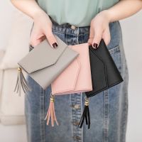 Women 39;s Trifold Wallet Small Mini Leather Wallet Credit Card Holder with Snap Closure