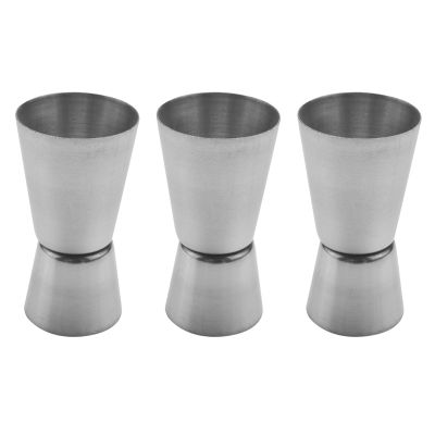 3X Double Cup Dispenser Stainless Steel for Measure Alcohol Cocktail Bar Bistro 40 / 20Cc