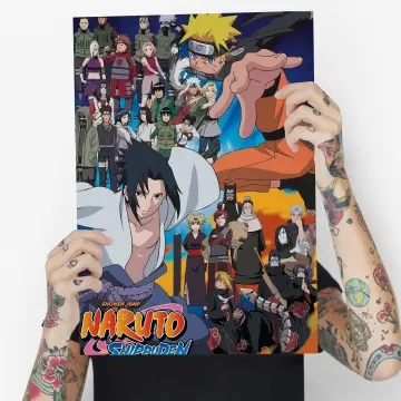 Naruto Uzumaki Block Giant Wall Art Poster