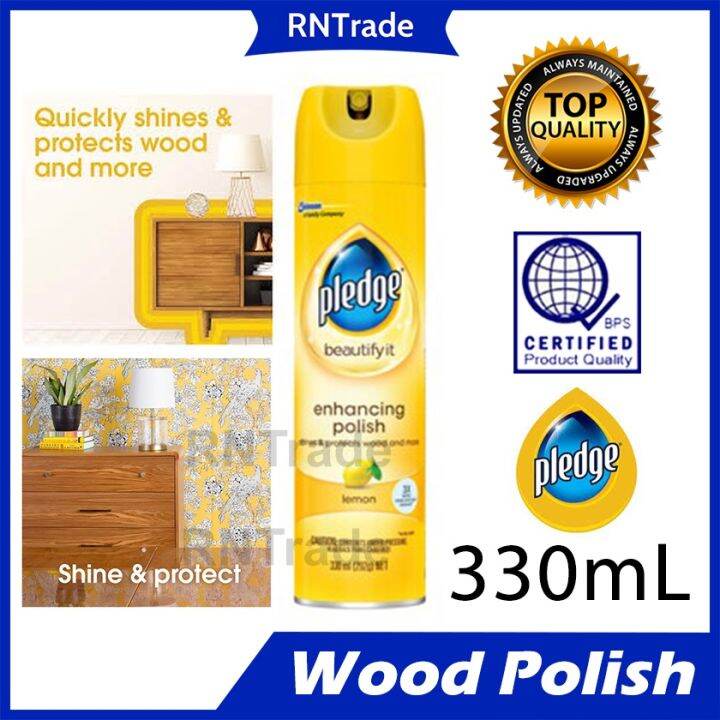 practical Pledge Wood Polish, Classic 330ml A furniture spray for