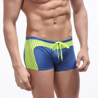 Men Swimsuit Beach Sport Quick Drying Swim Trunks Mens Swimming Shorts for men Swimwear Surf Boxer Briefs with bandage