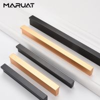 【LZ】∈✵  Liga de alumínio Invisible Cabinet Handle cozinha armário puxa gaveta botão long wardrobes porta maçanetas móveis botões ouro preto