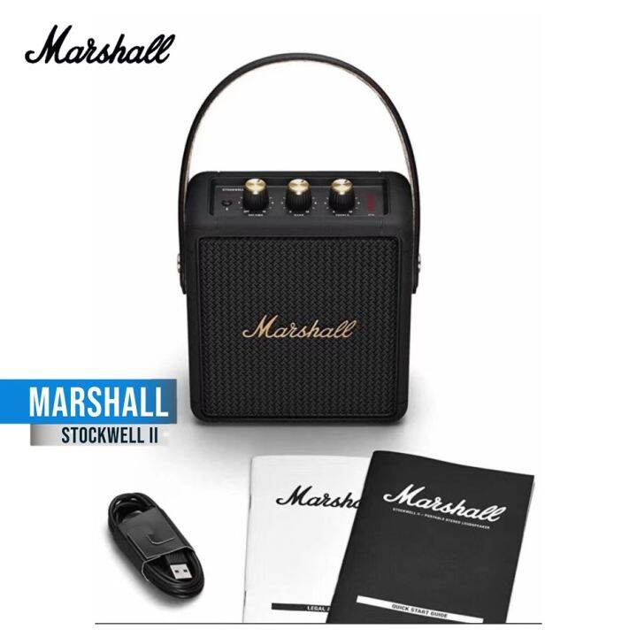 marshall-stockwell-ii-ลำโพงบลูทูธ-ลำโพงบลูทูธเบสหนัก-ไร้สายลำโพงพกพา-ลำโพงคอมพิวเตอร์-bluetooth-speaker-ลำโพง-marshal