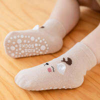 3 Pairs Anti-slip Non Skid Ankle Baby Socks With Rubber Cotton Children Low-Cut Accessories For Boy Girl Toddler Floor Wear