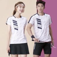 YONEX New badminton suit men and women in the summer of sports leisure suit custom quick-drying breathable YY match with short sleeves shirt printing