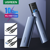 UGREEN M.2 NVMe SSD Enclosure Adapter อลูมิเนียม10 Gbps USB C 3.1 Gen 2ถึง NVMe PCIe M-Key Solid State Drive ภายนอก Enclosure